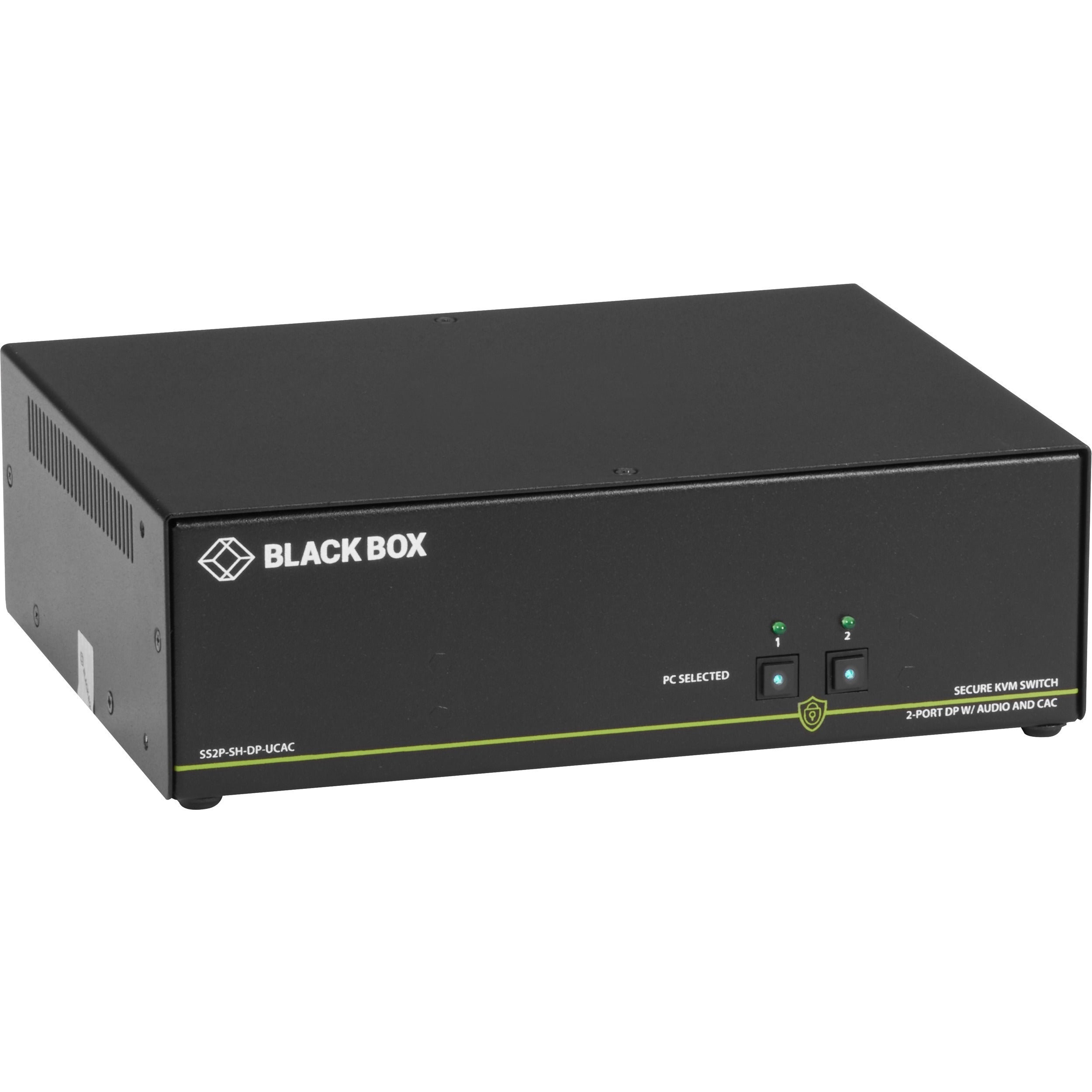 Black Box KVM Switchbox with CAC - SS2P-SH-DP-UCAC