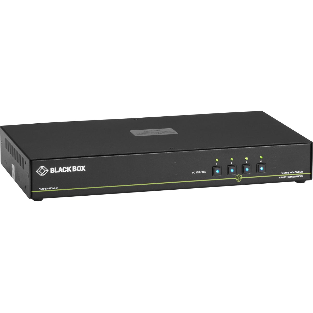 Black Box NIAP 3.0 Secure 4-Port Single-Head HDMI KVM Switch - SS4P-SH-HDMI-U