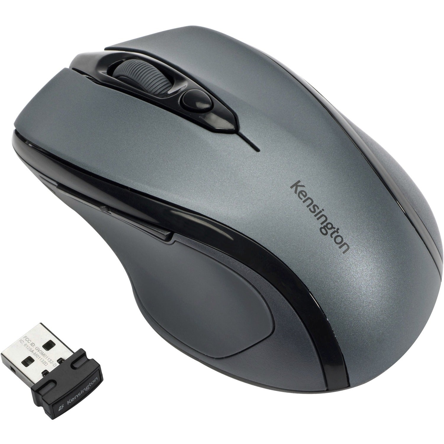 Kensington Pro Fit Mid-Size Wireless Mouse - Graphite Gray - K72423AMA