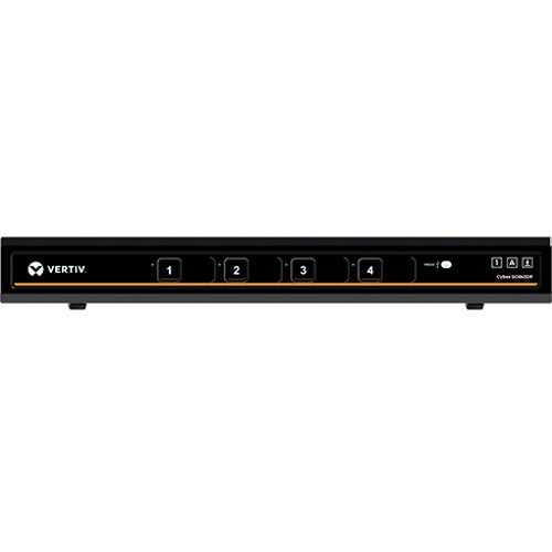 Vertiv Cybex SC800 Secure Desktop KVM| 4 Port Single-Head| DP in/DP out|DPP - SC845DP-001