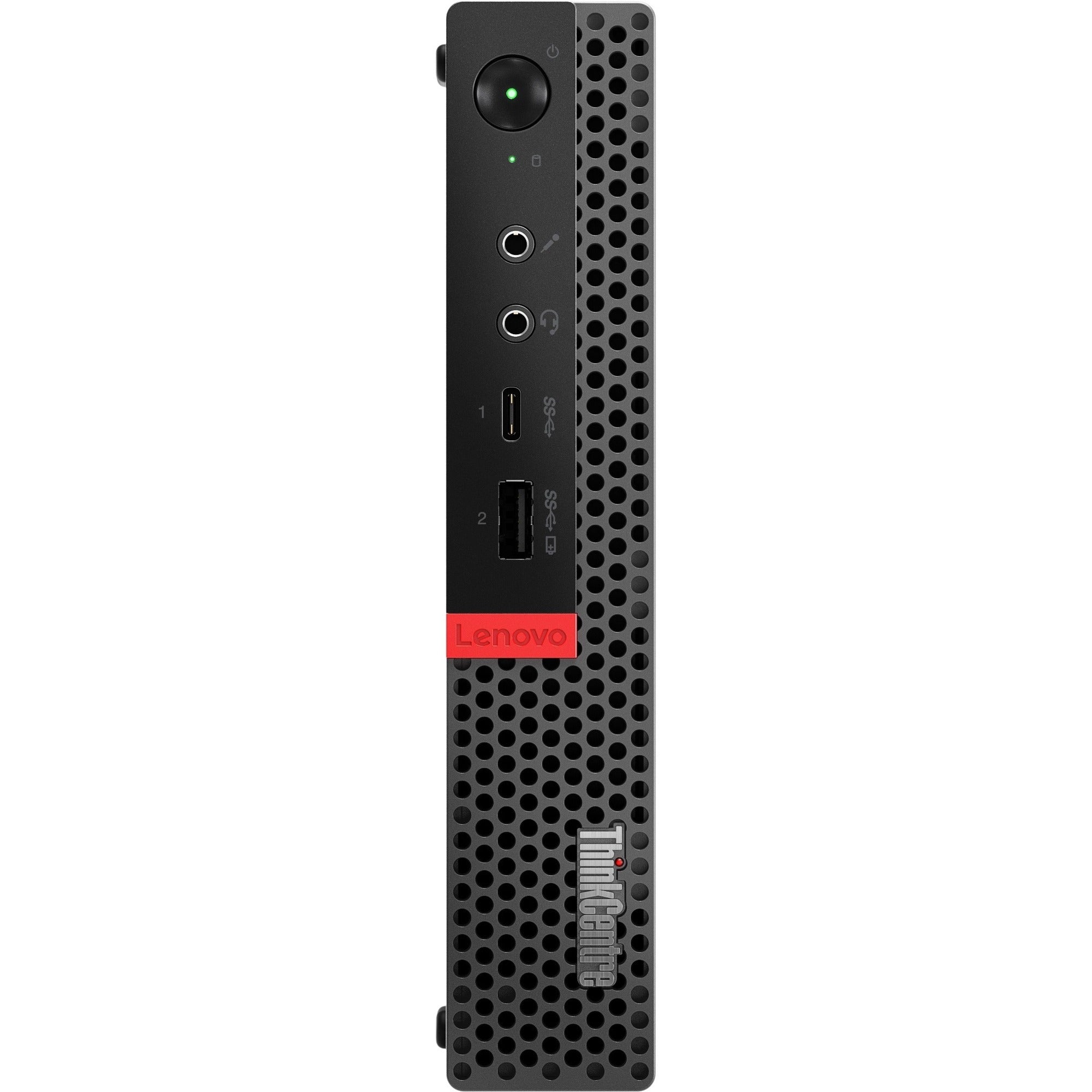 Lenovo ThinkCentre M920x 10S1000CUS Desktop Computer - Intel Core i5 8th Gen i5-8500 3 GHz - 8 GB RAM DDR4 SDRAM - 256 GB SSD - Tiny - Raven Black - 10S1000CUS