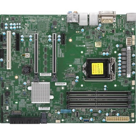 Supermicro X11SCA Workstation Motherboard - Intel C246 Chipset - Socket H4 LGA-1151 - ATX - MBD-X11SCA-O