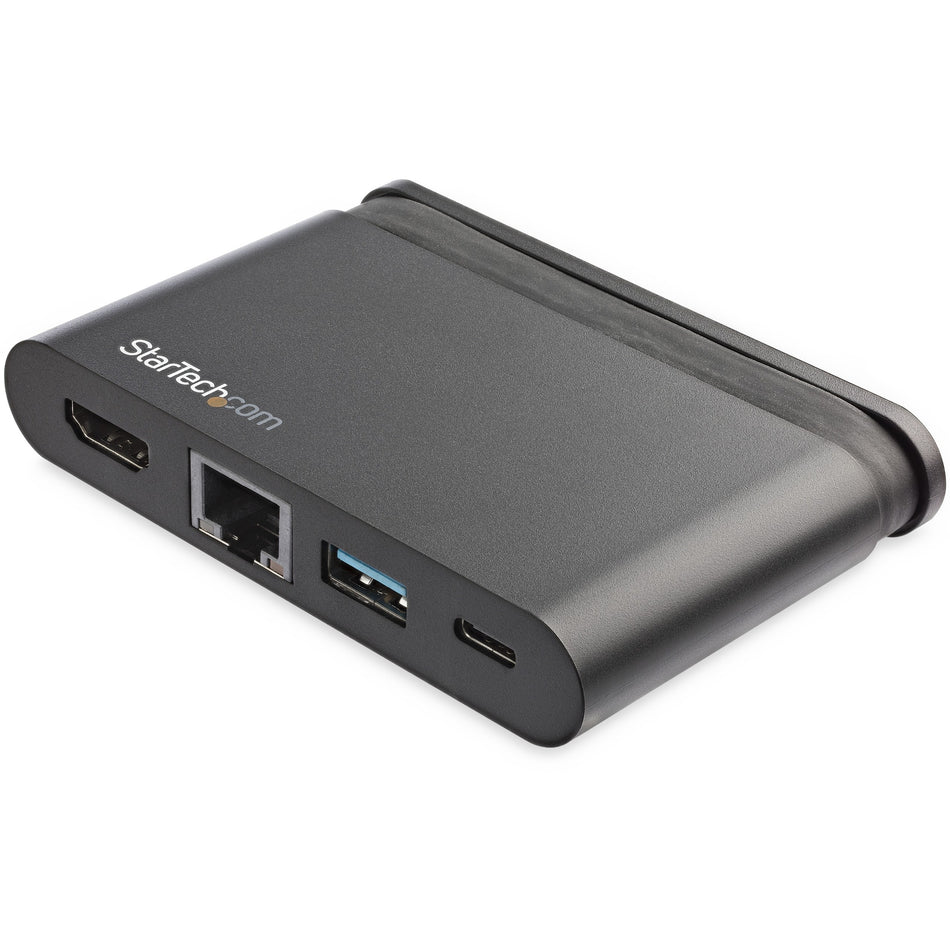 StarTech.com USB C Multiport Adapter - USB-C Travel Dock to 4K HDMI, 100W PD 3.0 Pass-Through, USB-A USB-C, GbE - Portable USB Type-C Dock - DKT30CHCPD