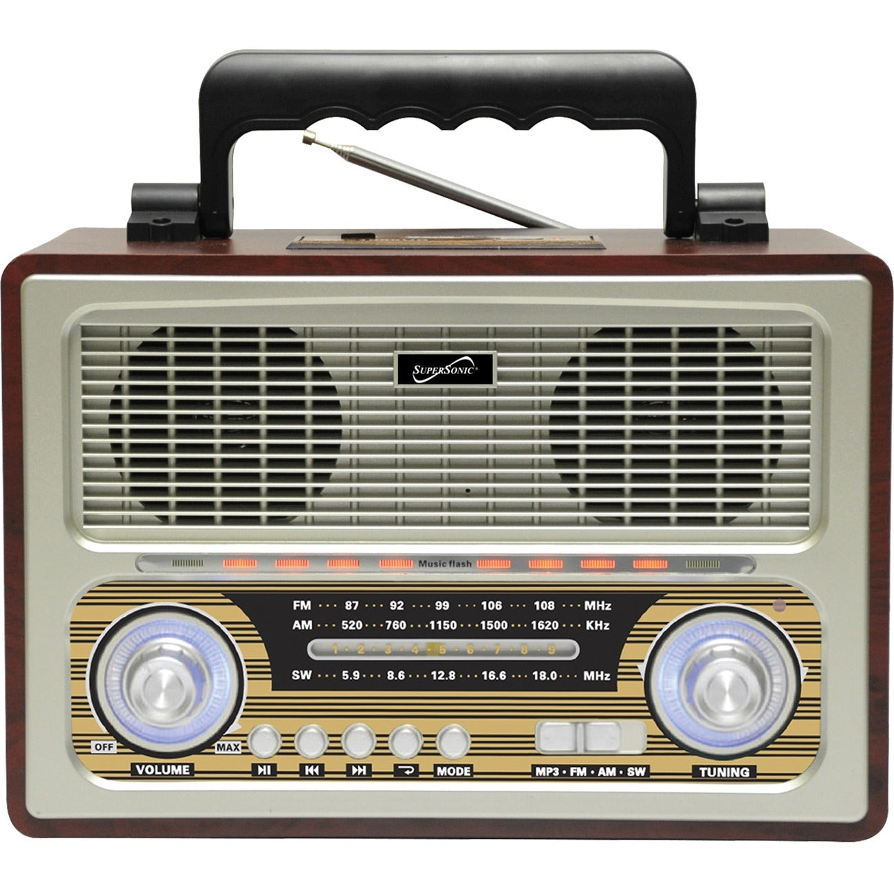 Supersonic Bluetooth Speaker System - SC-1198BT