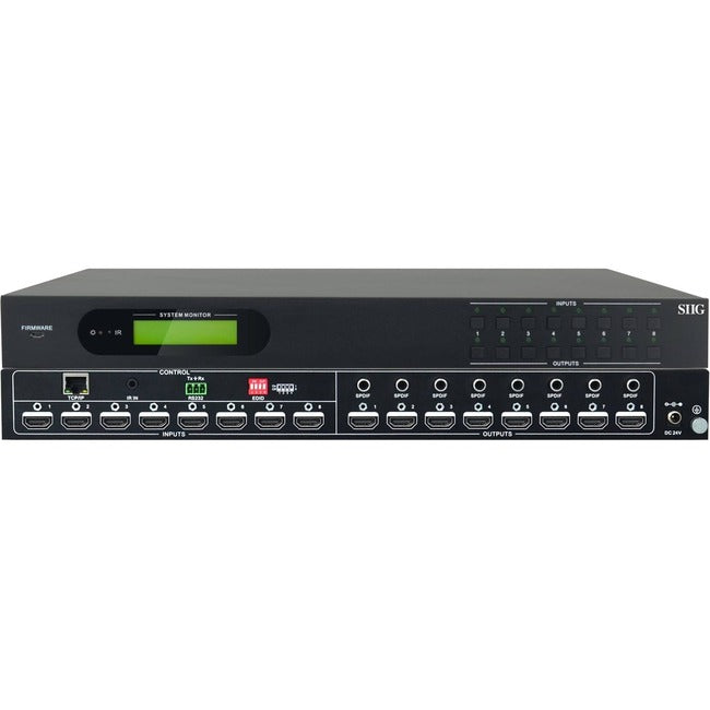 SIIG HDMI 2.0 8x8 Matrix Switcher - CE-H23X11-S1