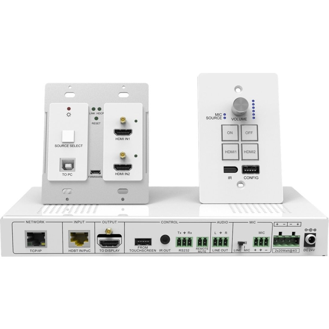 SIIG Wallplate HDMI HDBaseT Kit - CE-H23Y11-S1