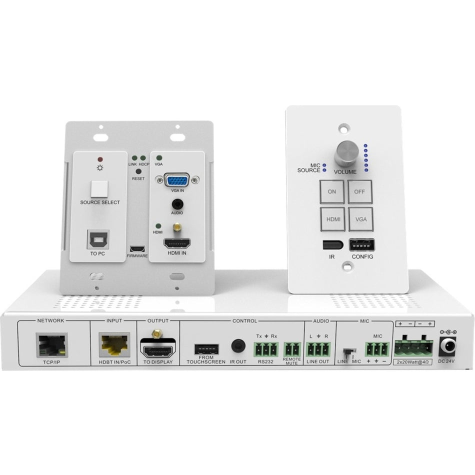 SIIG Wallplate HDMI/VGA HDBaseT Kit - CE-H23Z11-S1