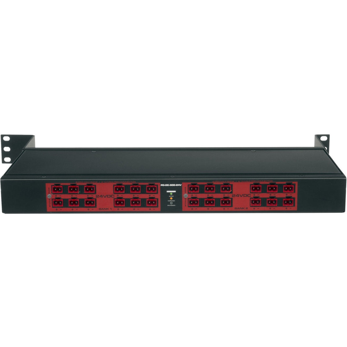 Middle Atlantic 300W Maximum Power DC Power Distribution with 24V Outputs - 24 Outlet - PD-DC-300-24V