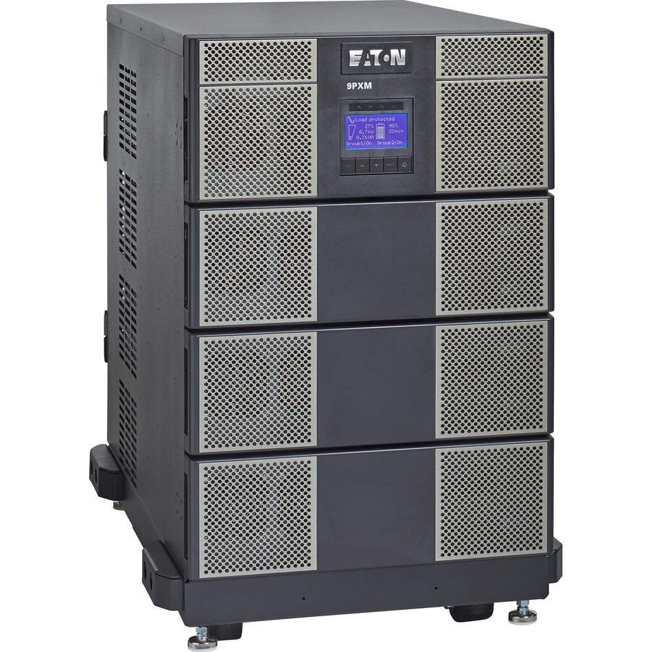 Eaton 9PXM 12kVA 10.8kW 208-240V N+1 Modular Scalable Online Double-Conversion UPS, Hardwired Input / Output, Cybersecure Network Card Included, 14U, TAA - Battery Backup - 9PXM8S12K