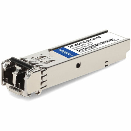 AddOn Cisco and Arista Networks Compatible TAA Compliant 10GBase-SR SFP+ Transceiver (MMF, 850nm, 300m, LC, DOM) - SFP-10GBASE-SR-CAR-AO