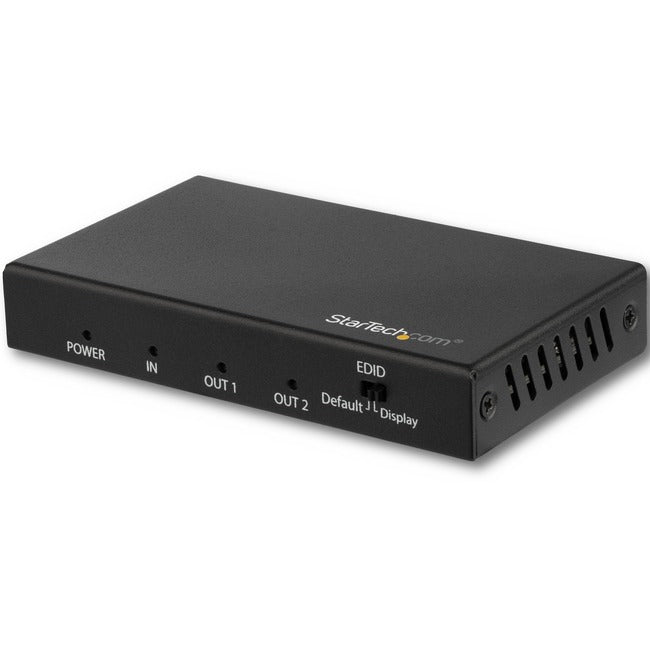 StarTech.com 2 Port HDMI Splitter - 4K 60Hz - 1x2 Way HDMI 2.0 Splitter - HDR - ST122HD202 - ST122HD202