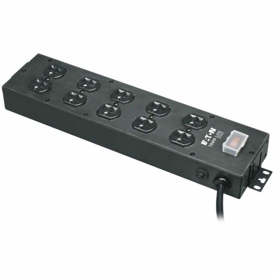 Eaton Tripp Lite Series Industrial Power Strip, 10-Outlet, 15 ft. (4.6 m) Cord, Large Plug Spacing - UL800CB-15