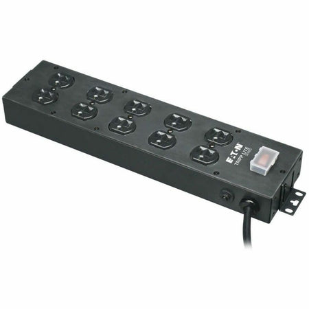 Eaton Tripp Lite Series Industrial Power Strip, 10-Outlet, 15 ft. (4.6 m) Cord, Large Plug Spacing - UL800CB-15
