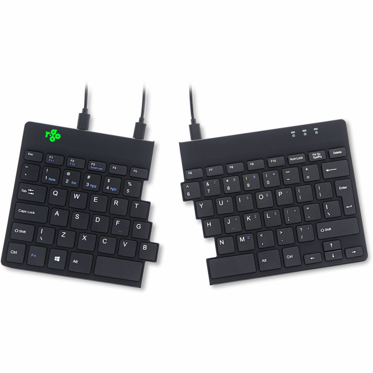R-Go ergonomic keyboard, Split Break - RGOSP-USWIBL