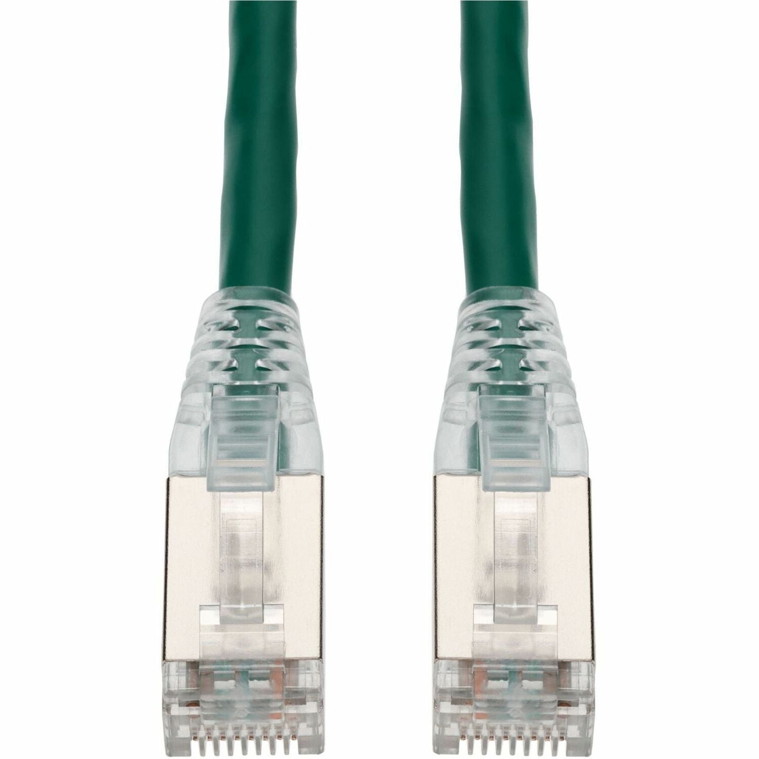 AddOn 6ft Green CAT 6 Shielded PVC Ethernet Cable Snagless Easy Clear Boot TAA RJ-45 M/M - ADD-6FCAT6S-GN-TAA