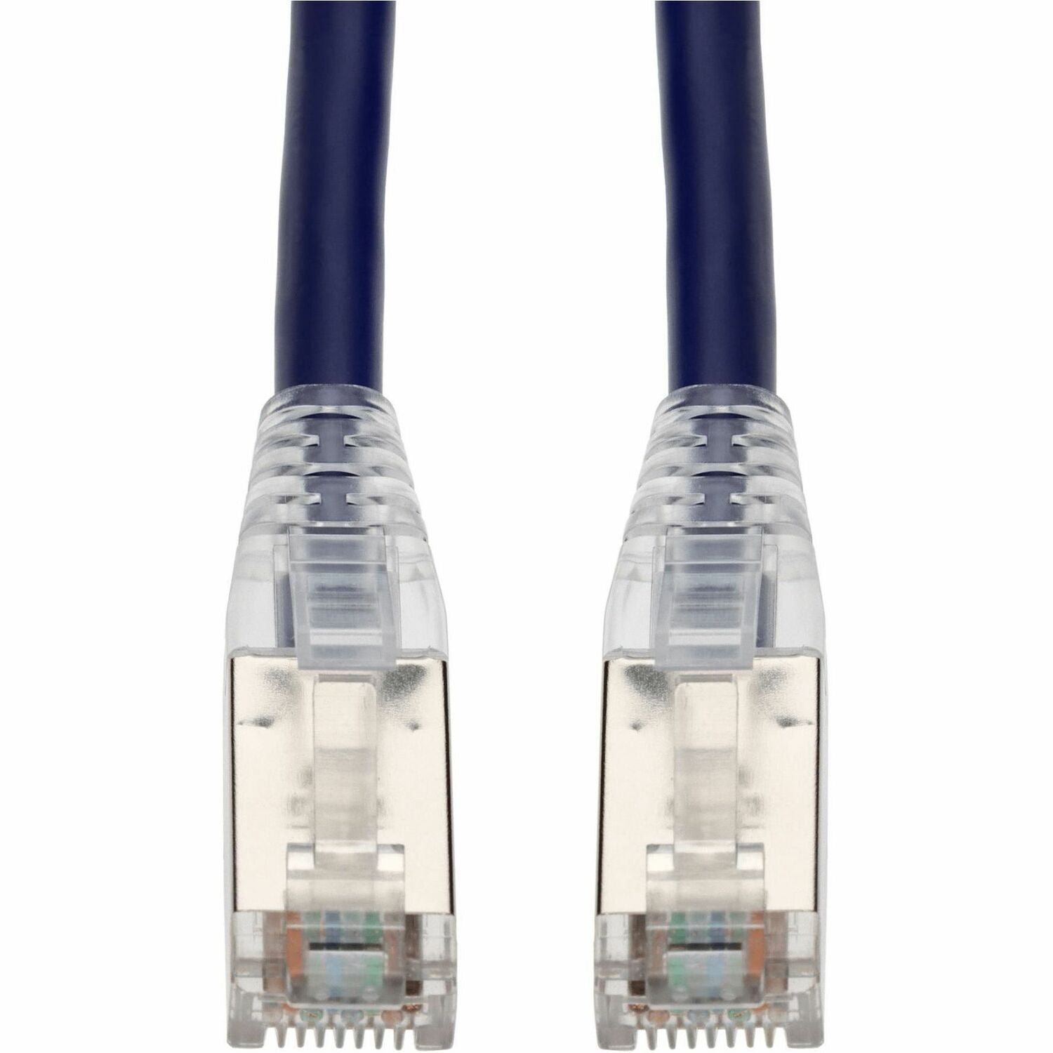 AddOn 25ft Purple CAT 6 Shielded PVC Ethernet Cable Snagless Easy Clear Boot TAA RJ-45 M/M - ADD-25FCAT6S-PE-TAA