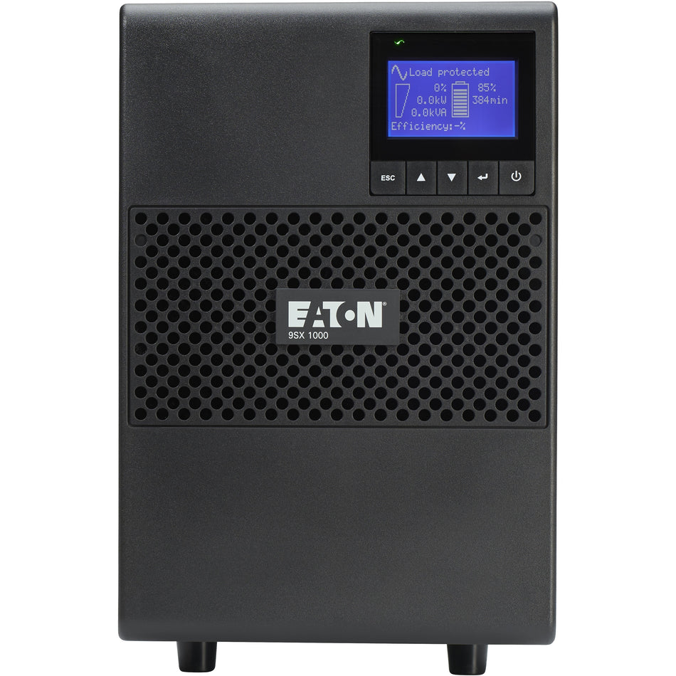 Eaton 9SX 1000VA 900W 120V Online Double-Conversion UPS - 6 NEMA 5-15R Outlets, Cybersecure Network Card Option, Extended Run, Tower - 9SX1000
