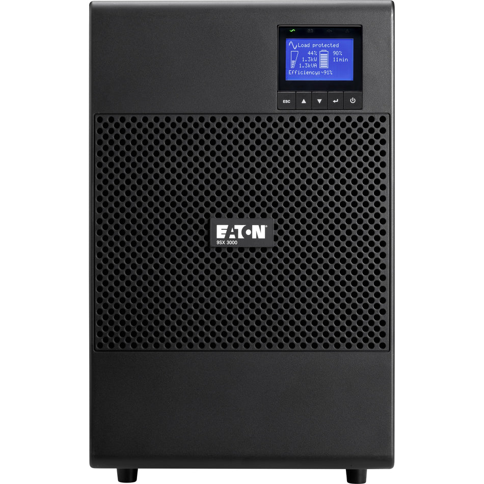 Eaton 9SX 3000VA 2700W 208V Online Double-Conversion UPS - 8 C13, 1 C19 Outlets, Cybersecure Network Card Option, Extended Run, Tower - 9SX3000G