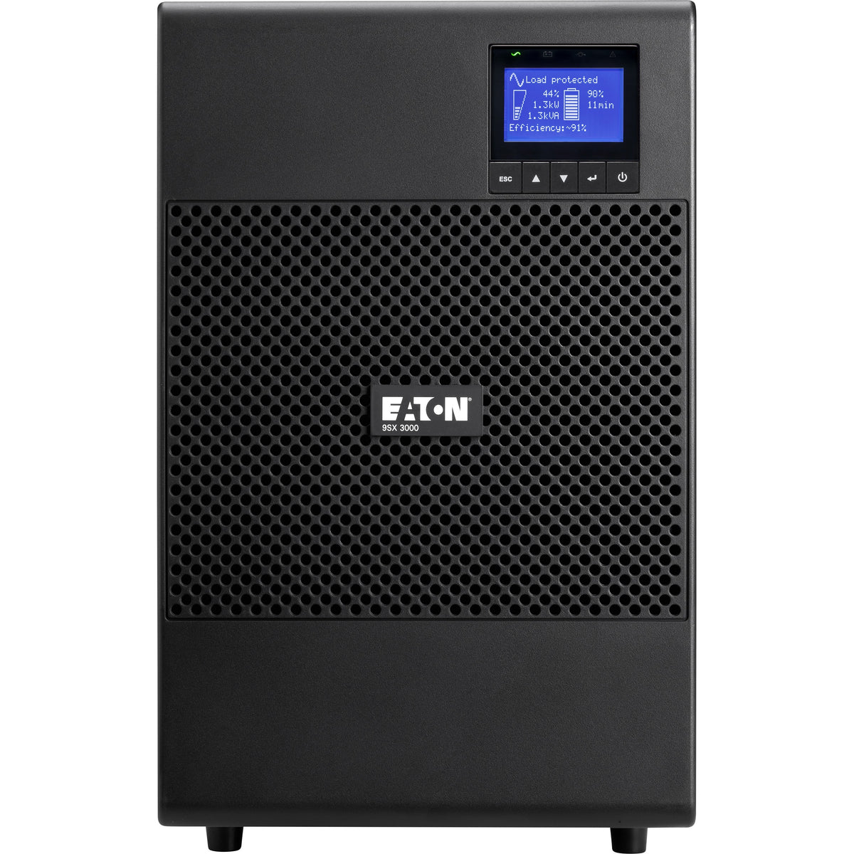 Eaton 9SX 3000VA 2700W 208V Online Double-Conversion UPS - 8 C13, 1 C19 Outlets, Cybersecure Network Card Option, Extended Run, Tower - 9SX3000G