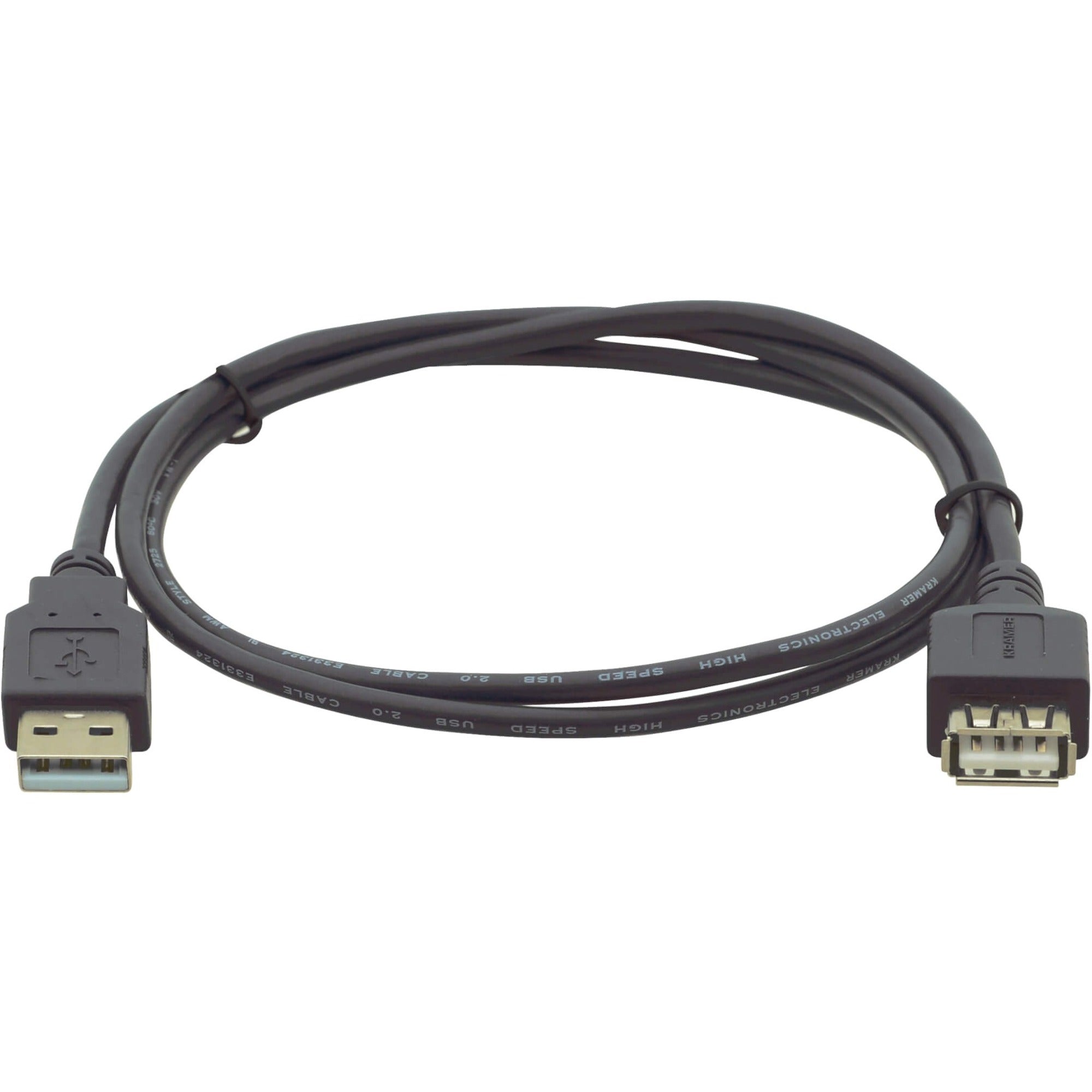 Kramer USB 2.0 A (M) to A (F) Extension Cable - 96-02121006