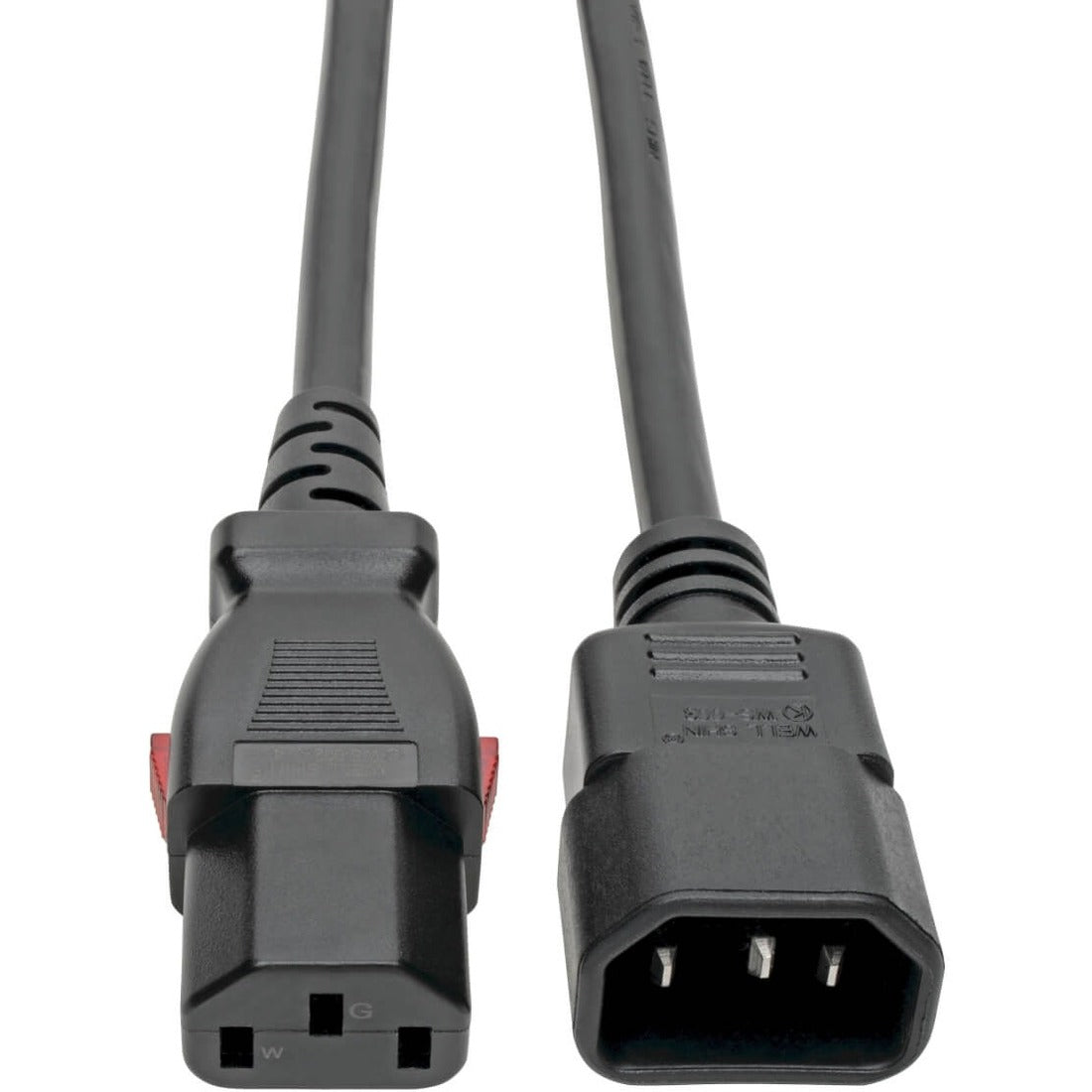 Tripp Lite by Eaton Power Extension Cord Locking C13 to C14 PDU Style - 10A 250V 18 AWG 4 ft. (1.22 m) - P004-L04