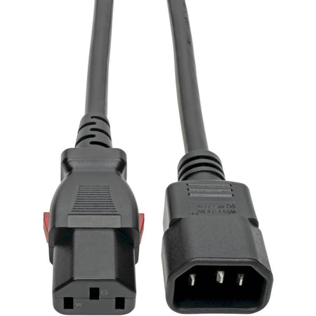 Tripp Lite by Eaton Power Extension Cord Locking C13 to C14 PDU Style - 10A 250V 18 AWG 10 ft. (3.05 m) - P004-L10