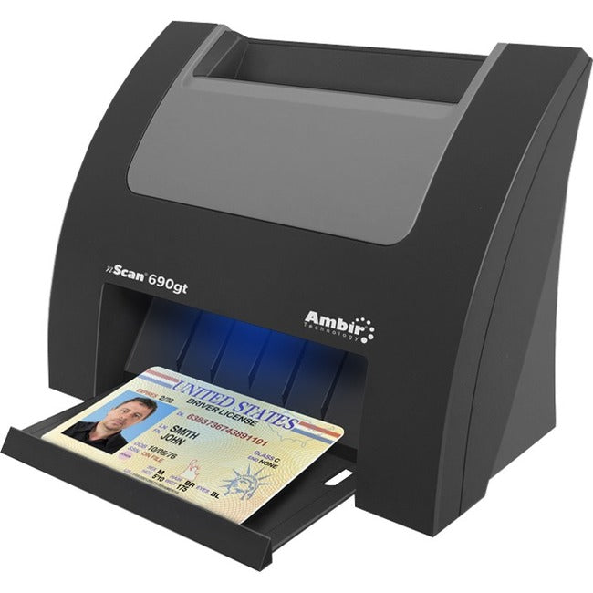Ambir nScan 690gt Duplex ID Card Scanner w/AmbirScan for athenahealth - DS690GT-A3P