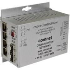 ComNet 10/100/1000 Mbps Intelligent Redundant Ring Gigabit Switch With Optional PoE+ - CNGE4+2SMSPOE/M