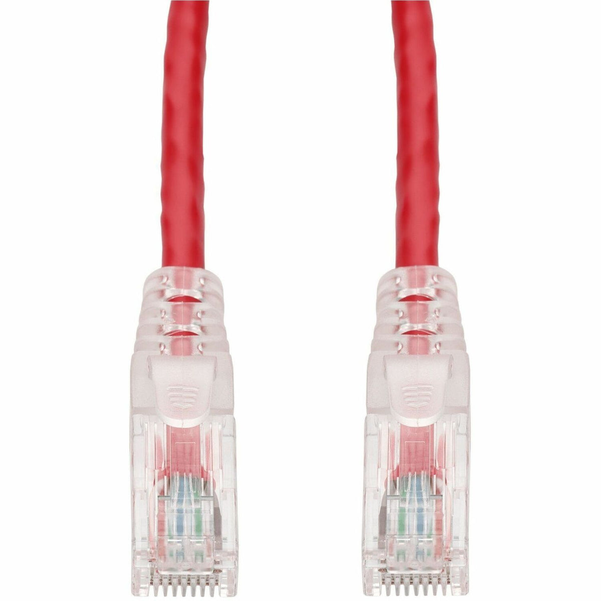 AddOn 6ft Red CAT 6 PVC Ethernet Cable Snagless Easy Clear Boot TAA RJ-45 M/M - ADD-6FCAT6-RD-TAA