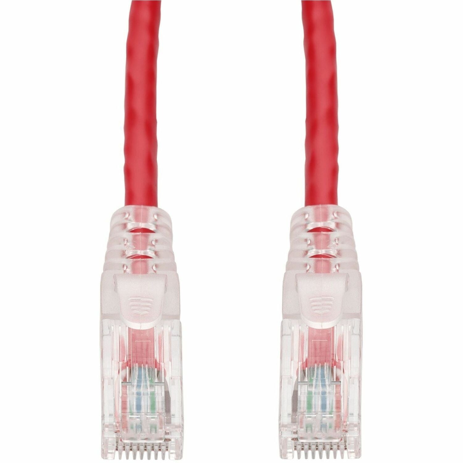 AddOn 6ft Red CAT 6 PVC Ethernet Cable Snagless Easy Clear Boot TAA RJ-45 M/M - ADD-6FCAT6-RD-TAA