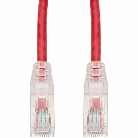 AddOn 6ft Red CAT 6 PVC Ethernet Cable Snagless Easy Clear Boot TAA RJ-45 M/M - ADD-6FCAT6-RD-TAA