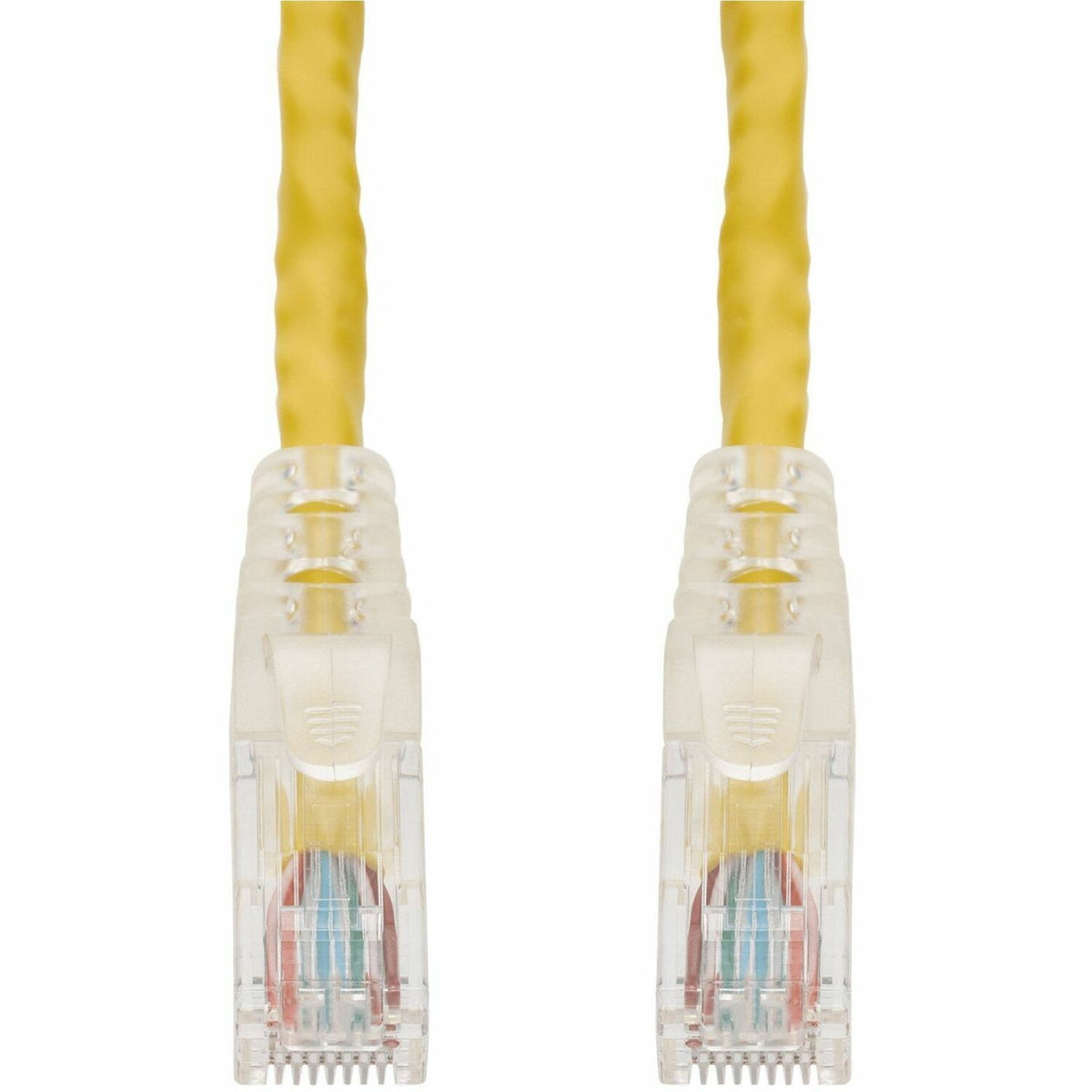 AddOn 6ft Yellow CAT 6 PVC Ethernet Cable Snagless Easy Clear Boot TAA RJ-45 M/M - ADD-6FCAT6-YW-TAA