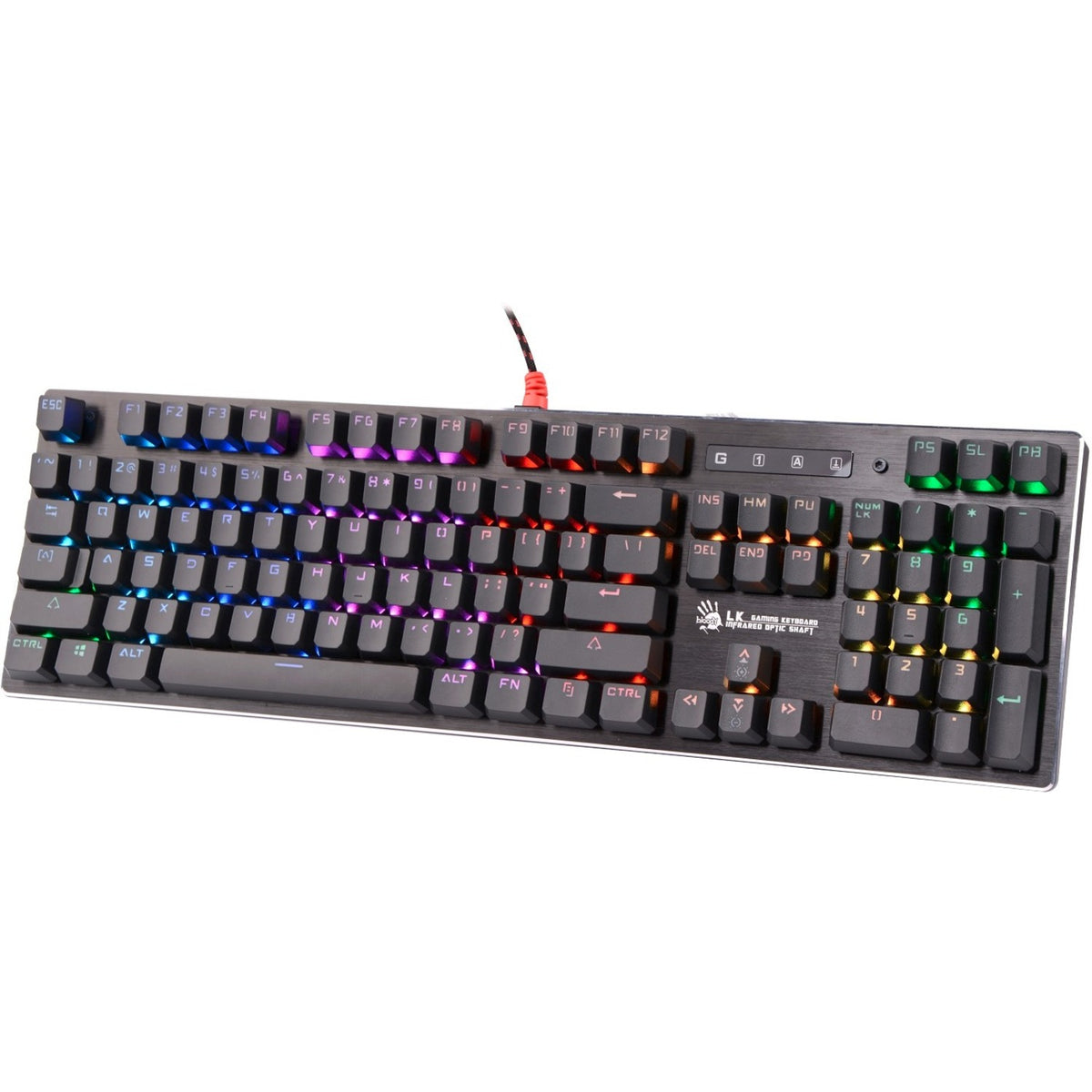BLOODY GAMING RBG OPTICAL MECHANICAL KEYBOARD, BLUE SWITCH - B820R