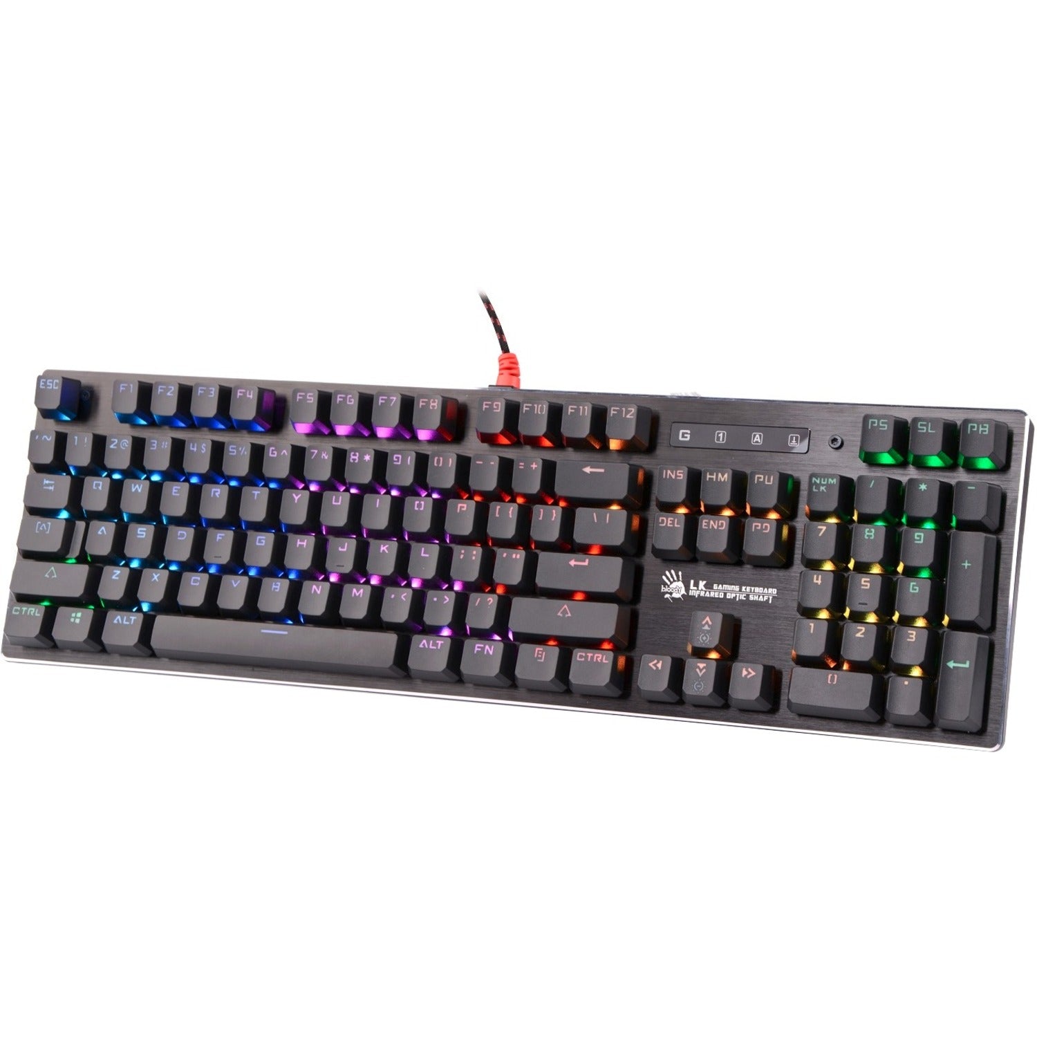 BLOODY GAMING RBG OPTICAL MECHANICAL KEYBOARD, BLUE SWITCH - B820R