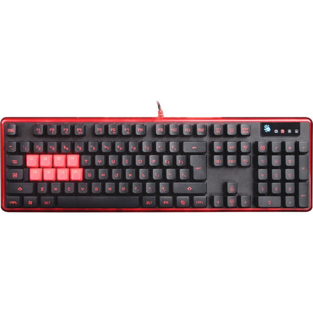 BLOODY GAMING 8 KEY MECHANICAL BACKLIT ZERO LAG GAMING KEYBOARD - B2278