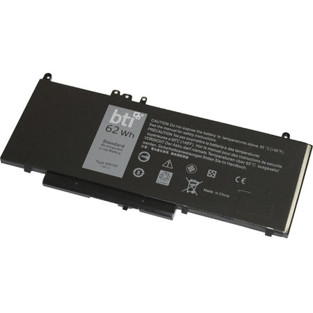 BTI 6MT4T-BTI 7.6V 62WHR LI-ION BATTERY 0C1P4, 451-BBTX, 535NC, FN7FY, NR1DY, 0D074, 451-BBUN, 6MT4T, HK6DV, TXF9M, 0HK6DV, 451-BBUP, 79VRK, JCDHY, 451-BBTW, 451-BBUQ, 7V69Y, K3JK9 LATITUDE E5470, LATITUDE E5570, PRECISION 3510 - 6MT4T-BTI