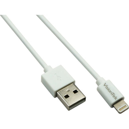 VisionTek Lightning to USB 2 Meter Cable White (M/M) - 901199