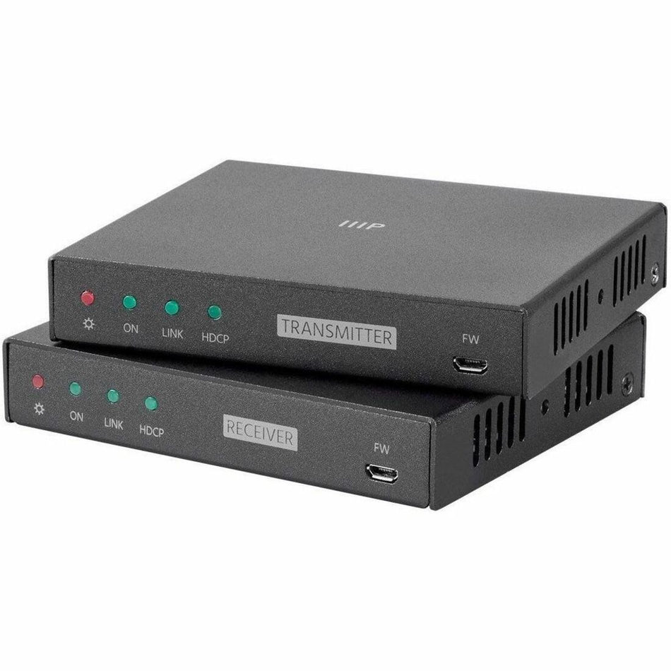 Monoprice Blackbird 4K HDBaseT Extender, 4K at 100m, USB KVM, HDCP 2.2, PoC, EDID - 21669