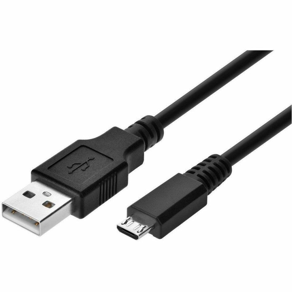 Monoprice USB-A to Micro USB-B 2.0 Cable - 5-Pin 28/28AWG Black 1.5ft - 5137