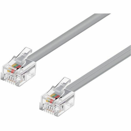 Monoprice Phone Cable, RJ11 (6P4C), Straight for Data - 50ft - 935