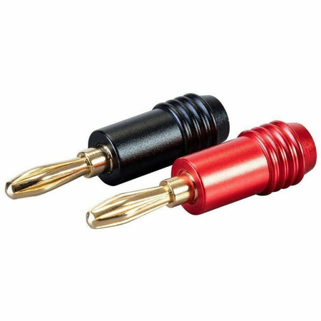 Monoprice 2 Pair Affinity Series 24k Gold Speaker Banana Plug - 21917
