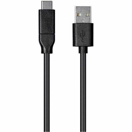 Monoprice Essentials USB-C to USB-A 2.0 Cable - 480Mbps 3A 26AWG Black 4m (13.1ft) - 24286