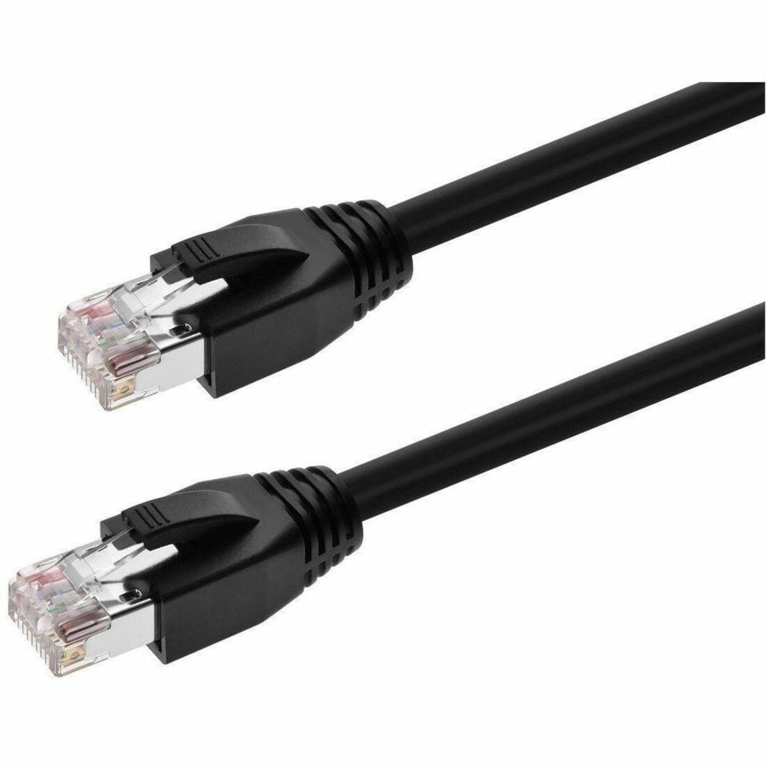 Monoprice Cat6 Ethernet Patch Cable - 23AWG, F/UTP, CMP Plenum Rated, 50ft, Black - 31042
