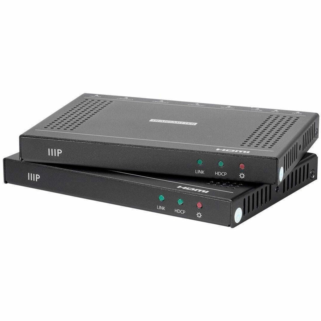Monoprice Blackbird 4K60 Pro HDBaseT Extender Kit up to 100m with PoH, RS-232, HDCP 2.2 - 21608