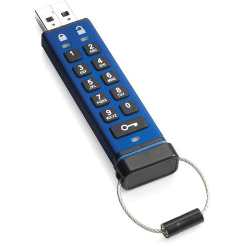 iStorage datAshur PRO 64 GB | Secure Flash Drive | FIPS 140-2 Level 3 Certified| NLNCSA DEP-V Certified | NATO Restricted Certified | PIN protected | Dust/Water Resistant - IS-FL-DA3-256-64