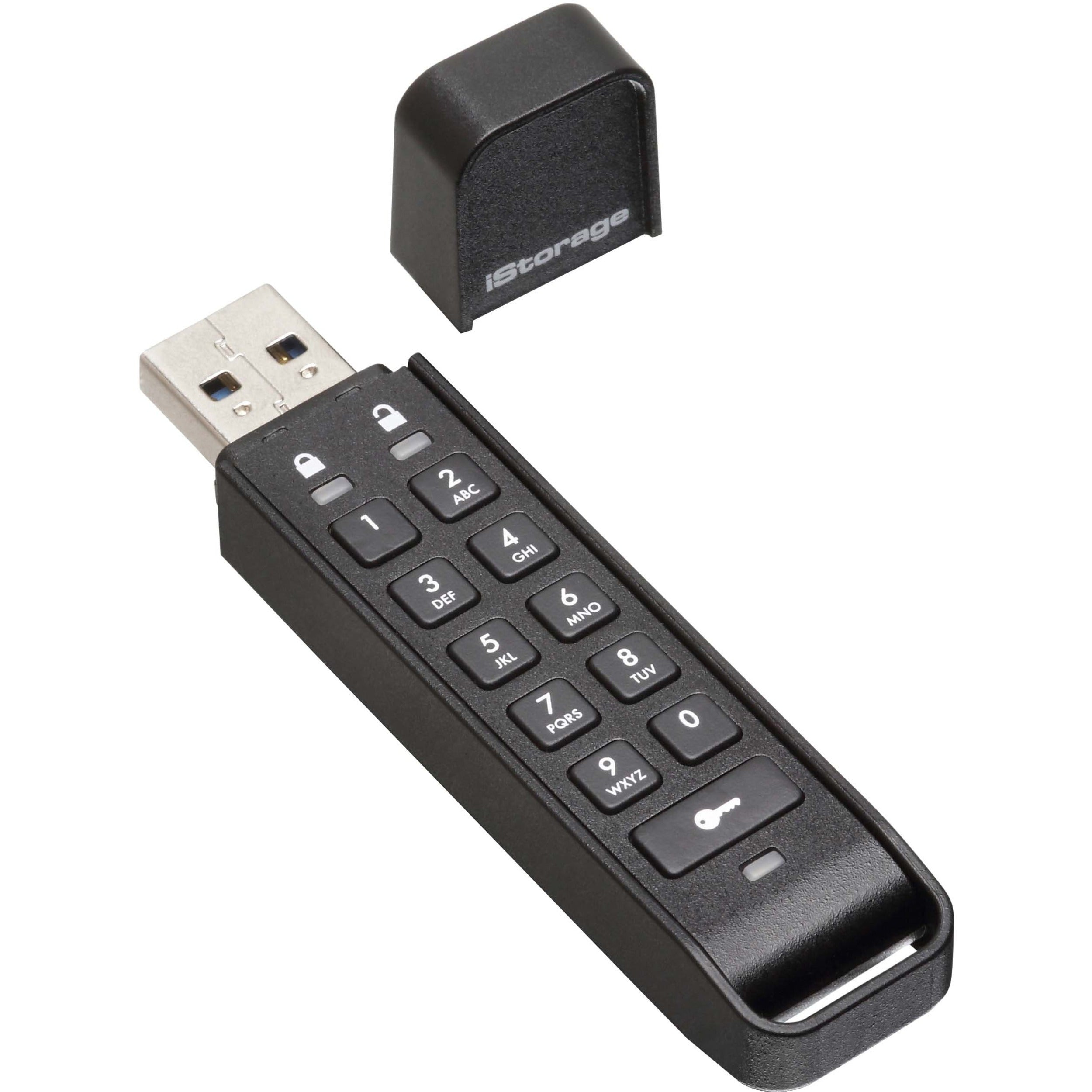 iStorage datAshur Personal2 8 GB | Secure Flash Drive | PIN protected | Portable | AES-XTS 256-bit Full Disk Hardware Encryption | USB 3.0 - IS-FL-DAP3-B-8