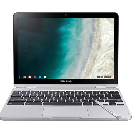 Samsung Chromebook Plus V2 XE520QAB-K02 12.2" Touchscreen Convertible 2 in 1 Chromebook - Intel Core M m3-7Y30 - 4 GB - 64 GB Flash Memory - Light Titan - XE520QAB-K02US