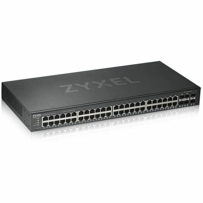 ZYXEL GS1920-48v2 48-Port Gigabit Smart Nebula Cloud Managed Switch with 2 SFP Uplinks - GS1920-48v2