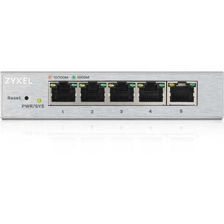Zyxel 5-Port Gigabit Ethernet Web Managed Switch | VLAN Support | Sturdy Metal Case | Desktop or Wall-Mount | Fanless |Lifetime Warranty | QoS | Ethernet Splitter | GS1200-5 - GS1200-5