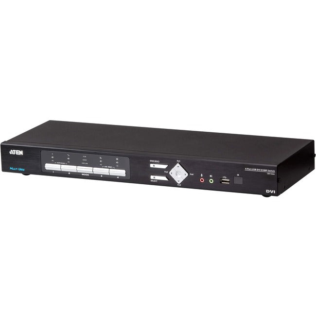 ATEN CM1164A 4-Port USB DVI Multi-View KVMP Switch-TAA Compliant - CM1164A